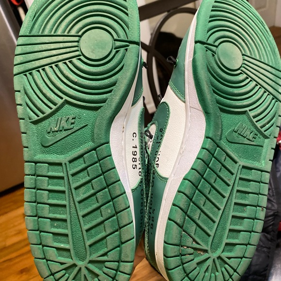 Nike Oregon University Off-White X Dunk Low Pine Green size 10-US - Picture 10 of 10